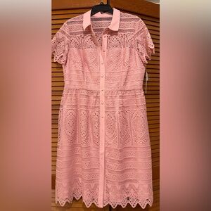 ANTONIO MELANI NWT size 14 beautiful Lace Midi Dress.